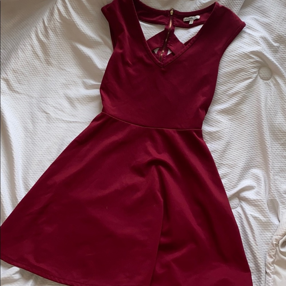 Maroon Dress